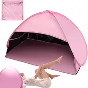 Sleep Den Bed Tent,Portable Dog Shade Tent | Face Protection Sun Proof Canopy Shelter for Camping Picnic Poolside Fishing Tanning Beach Vacation