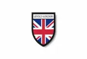 PATCH PATCHES EMBLEM IRON ON GLUE PRINT FLAG world crest uk union jack