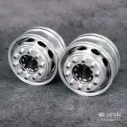 LESU 1/14 RC For TAMIYA Tractor Dumper Part Front Metal Wheel Hub Bearing Brake
