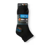 AND1® Men's Full Cushion Quarter Cut Socks, 6 Pack " FRESH~HIGH PERFORMANCE "