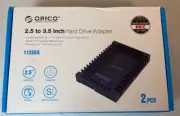 [2 pieces] ORICO 2.5" to 3.5" Hard Drive Adapter
