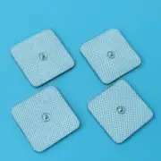 4x4 cm Nonwoven Self-adhesive Electrode Pads For Tens/EMS Device Button Connect