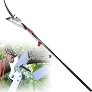 Manual Pole Saws Extendable Tree Pole Pruner,Telescopic Pole Saw Extendable,Tree Saw Branch Pole Pruning Saw,for Trimming Branches and Leaves