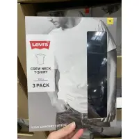 在飛比找蝦皮購物優惠-LEVI’S男短袖純棉上衣 3件組 亞洲尺寸S-XL 好市多