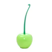 2 Set Creative toilet brush cherry toilet brush plastic toilet brush set Green white brush head_38*13*13