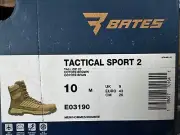 Bates Tactical Sport 2 Tall Zip Coyote Mens 10 Medium Composite Toe