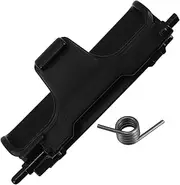 PRETYZOOM Black Console Latch Handle with Spring Durable Design for Easy Access Compatible with Versatile Use Toolboxes