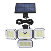 333 LED Solar Lights Outdoor Waterproof Motion Sensor Security Garage Lamp