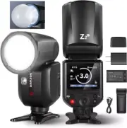 NEEWER Z2-S Z2S 2.4G TTL HSS Round Flash Speedlite Dome Diffuser for Sony Camera