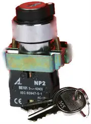 Key Selector Sw 2 Position N/O+N/C - KS2-2