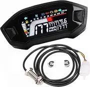 KIADZIE Motorcycle Modification Accessories Motorcycle LED Speedometer for 1, 2, 4 Cylinder Motorcycles Tachometer Instrument