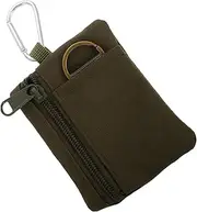 [LIFKOME] Style Zipper Pouch Small Purse Keychain Pouch Sturdy Polyester Material for Outdoor Travel and Everyday Use