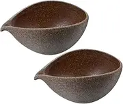 Mobestech 2pcs Japanese Style Eagle Spout Tea Cups Set Artisan Porcelain for Loose Leaf Tea Steeping with Unique Craftsmanship Modern Aesthetic