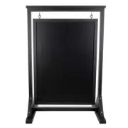 EXCELLO GLOBAL PRODUCTS Chalkboard Sign 30" x 21" Swinging Double Sided Black