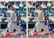 2018 Topps #193 Aaron Judge LOT