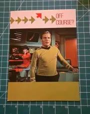 1x Star Trek Get Well Greeting Card 1976 Random House Kirk Uhura