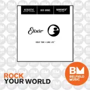 Elixir 15130 Acoustic Guitar Nanoweb 0.030 Single String - Brand New