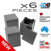 Genuine LEGO Rubbish/Garbage Bin Container/Box/Crate 2 x 2 x 2, Grey [61780]
