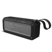 Bluetooth Speaker S20 IPX6 2000mAh FM Wireless Portable Speaker with Microphone and NFC Support for Cellphone Black