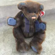 TY Classic 1999 Beanie Buddy BRODERICK Teddy Bear Plush Stuffed Animal
