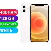 Apple iPhone 12 Mini 5G (128GB, White) Australian Stock - As New
