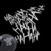 Joker HAHAHA Stickers Decals Helmet Tank Car Van Motorbike Matte Sticker