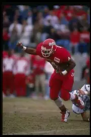 Running back Michael Pittman Fresno State Bulldogs moves the ball - Old Photo