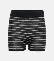 [Brunello Cucinelli] Brunello Cucinelli Knitted cotton shorts AU 16 multicoloured