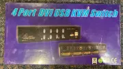 PCT MP4711 4-Port KVM Switch - NEW