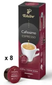 TCHIBO Cafissimo Espresso Kraftig Intense Aroma 8 x 10 capsules - 80 pieces