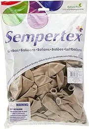 Sempertex 071 Fashion Latex Balloons, 30 cm, White Sand (Pack of 100)