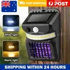 Solar Mosquito Zapper Killer Wall Lamp Bug Zapper Fly Insect Repeller OZ
