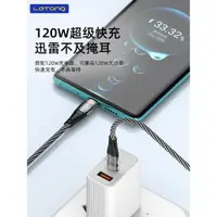 在飛比找ETMall東森購物網優惠-樂糖鍍金PD30W適用iPhone15 Pro max冰透編