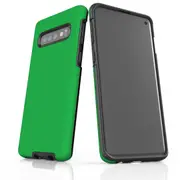 For Samsung Galaxy S10 Case, Armour Tough Protective Cover, Green