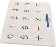 Magnetic Number Tracing Board Educational Learning for Fine Motor Skills Development Portable Stem Math Practice for Construction for
