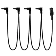 Security-01 Guitar Pedal Power Supply Splitter Cable,1 to 4 Way Daisy Chain C...