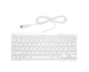 Mini Keyboard Mini Ultra Thin 78 Keys USB Wired Keyboard Scissor Keys Plug and Play Business Office Home Laptop Keyboard Silver