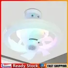 LED E27 Ceiling Fan with Light Remote Control Ceiling Fan Lamp 360° Moving Head