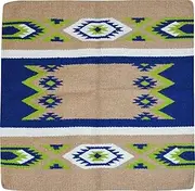 Randol's Unisex's 801095056 Texas Navajo Wool Horse Pad, Beige/Blue, 86 x 91 cm