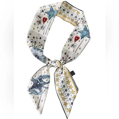 Tarot Star Thin Purse Scarf/ Hair Tie / Scarf - #611