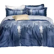 Splash Blue Quilt Cover Set