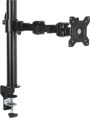 Amazon Basics Single Computer Monitor Stand – Height Adjustable Desk Arm Mount