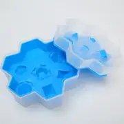 Dice Ice Mold, Easy-Release Silicone and Flexible Silicone 7-Ice Cube Tray