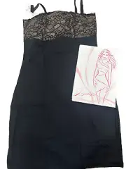 JOYSHAPER Black Tummy Control Shapewear, Compression Slip Dress,AM1