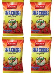 Maliban Snackers Savoury Biscuits Cheese and Chilli 100g (4 Packs X 25 G )