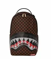 Sprayground Shark Central DLXSV Backpack Brown Black