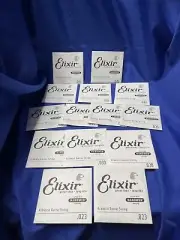 14 Elixir .045-.023 Nano Coat 80/20 Bronze Individual Acoustic Guitar Strings