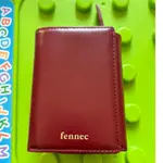 韓國FENNEC  三折短夾 TRIPLE POCKET -  巧克力棕紅 / WINE