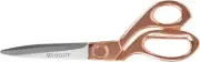 8-Inch Stainless Steel Rose Gold Scissors for Office and Home