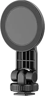 Portable Magnetic Phone Mount Phone Tripod Mount Phone Holder with Cold Shoe Adapter 1/4 Inch Thread Replacement for 15/14/13/12 Series Android Phones